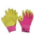 Soft Foam Latex Coated Gloves Ladies Gardening Work Glove